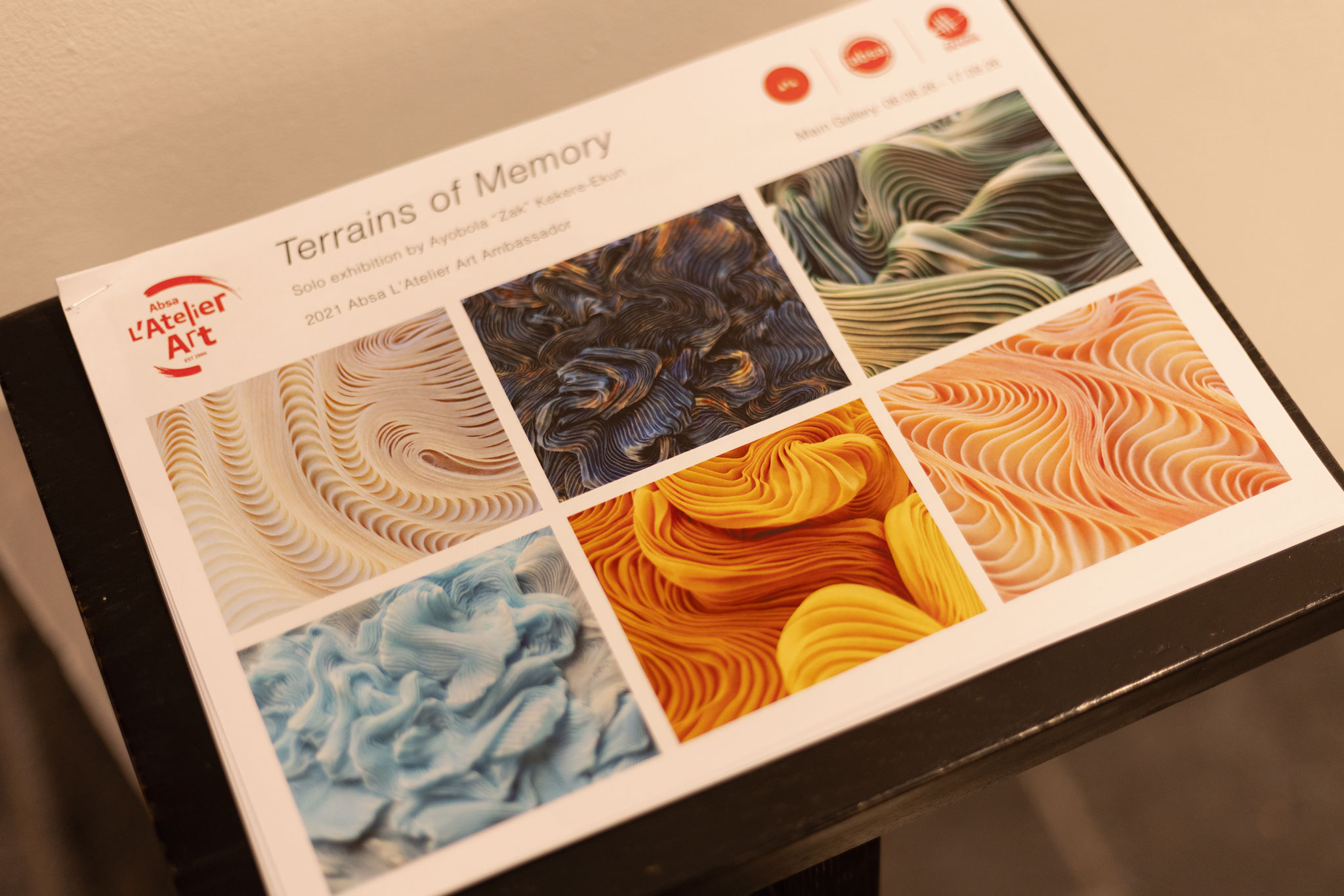 Absa L’Atelier Art Ambassador Dr. Ayobola Kekere-Ekun Graces the Association for Visual Arts (AVA) Gallery with a solo exhibition titled ‘Terrains of Memory’.