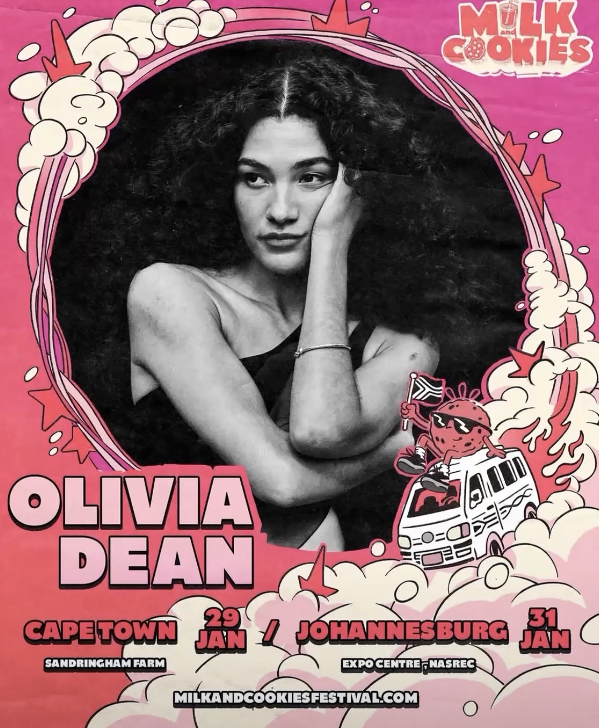 OLIVIA DEAN TO HEADLINE MILK + COOKIES FESTIVAL SOUTH AFRICA 2027